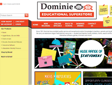 Tablet Screenshot of dominie.com.au